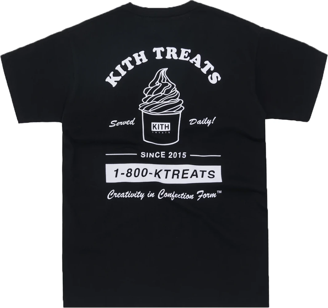 Kith Treats Ice Cream Day Tee Black Men's - SS19 - US