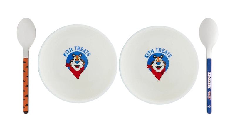Kith Treats Kellogg’s Frosted Flakes Cereal Tony the Tiger Cereal Bowl Set