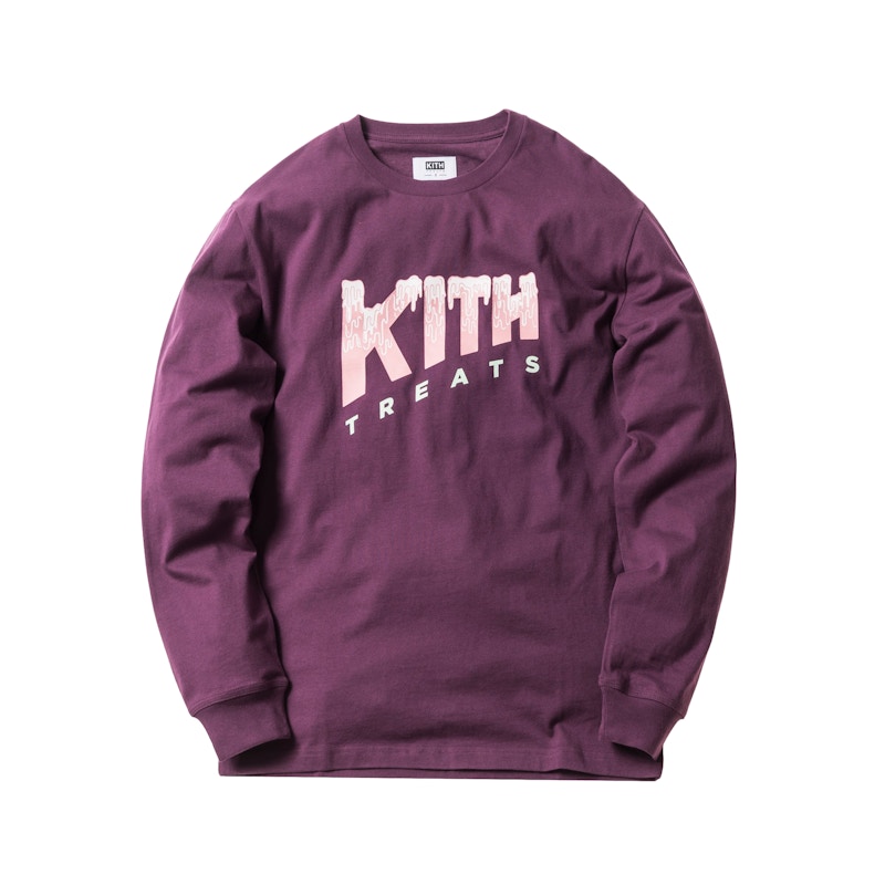 Kith Treats Melting L/S Tee Purple - FW17 - US