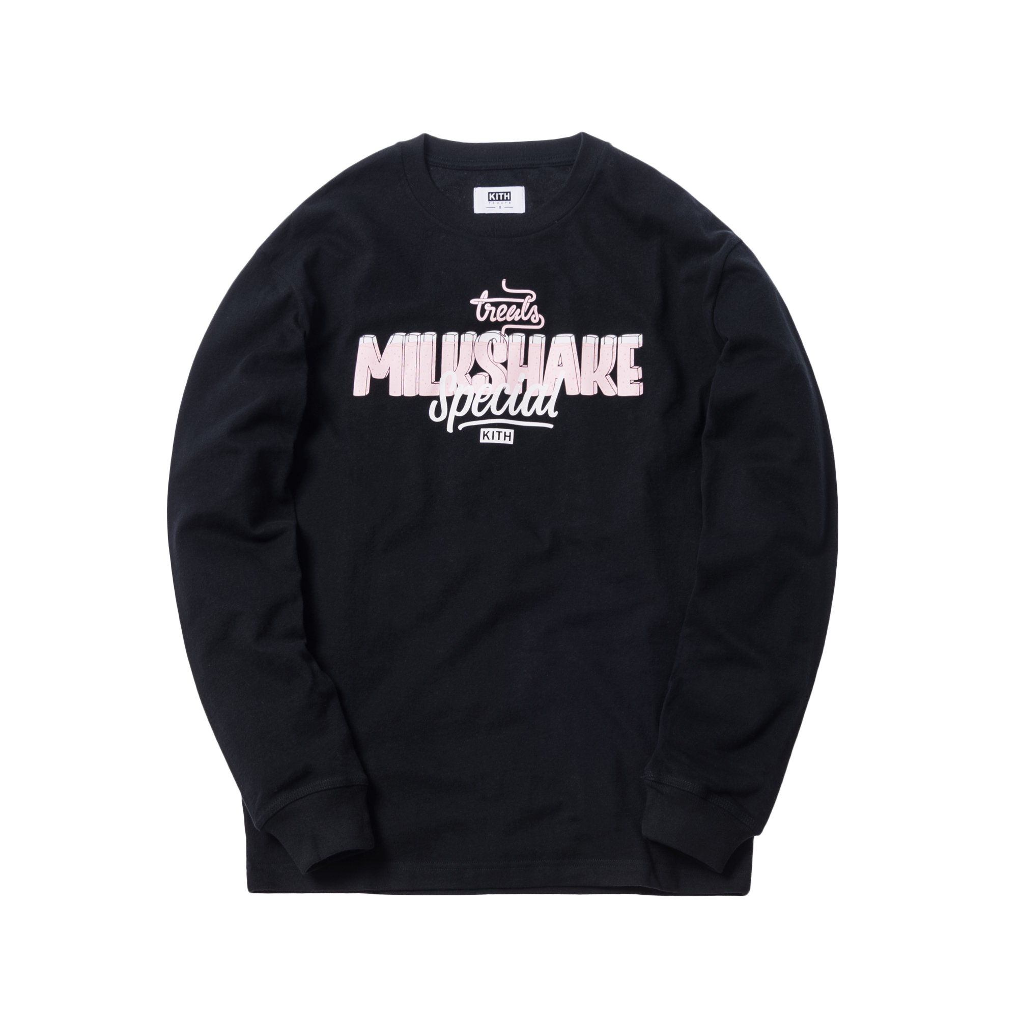 Kith Treats Milkshake Special LS Tee Black Men's - SS18 - US