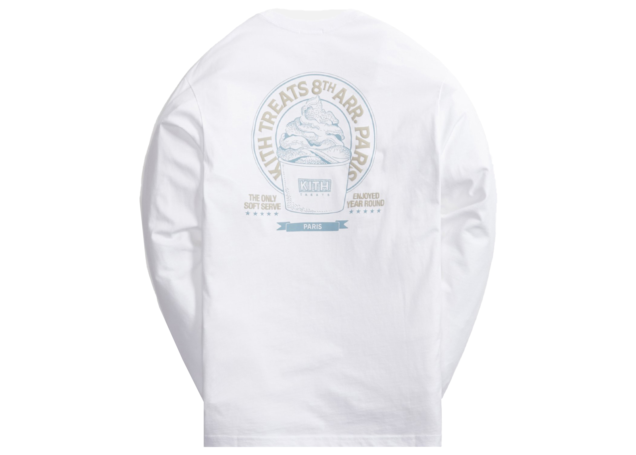 Kith Treats Paris Academy L/S Tee White Men's - FW21 - US