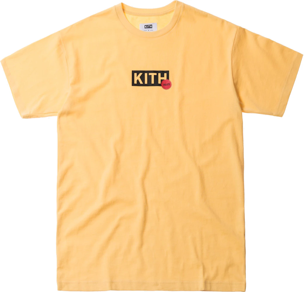 Kith Treats Proof Sticker Tee Yellow Men's - FW18 - US