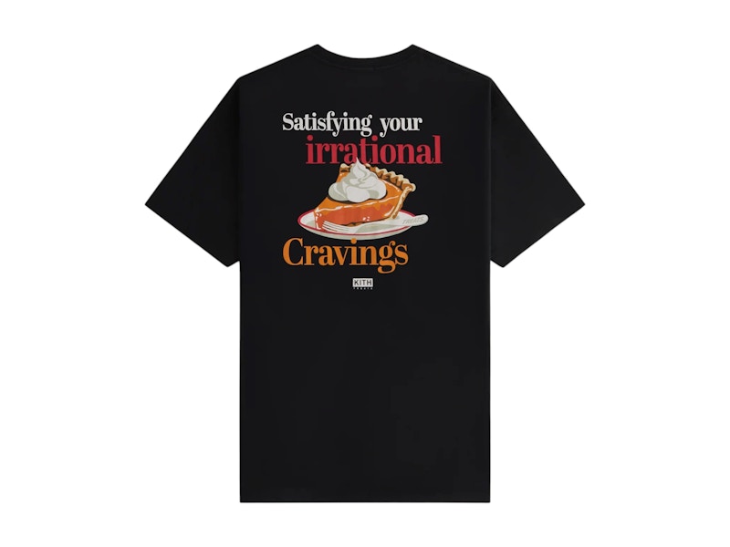 Pre-owned Kith Men's  Treats Pumpkin Pie Pocket Tee Shirt In Black