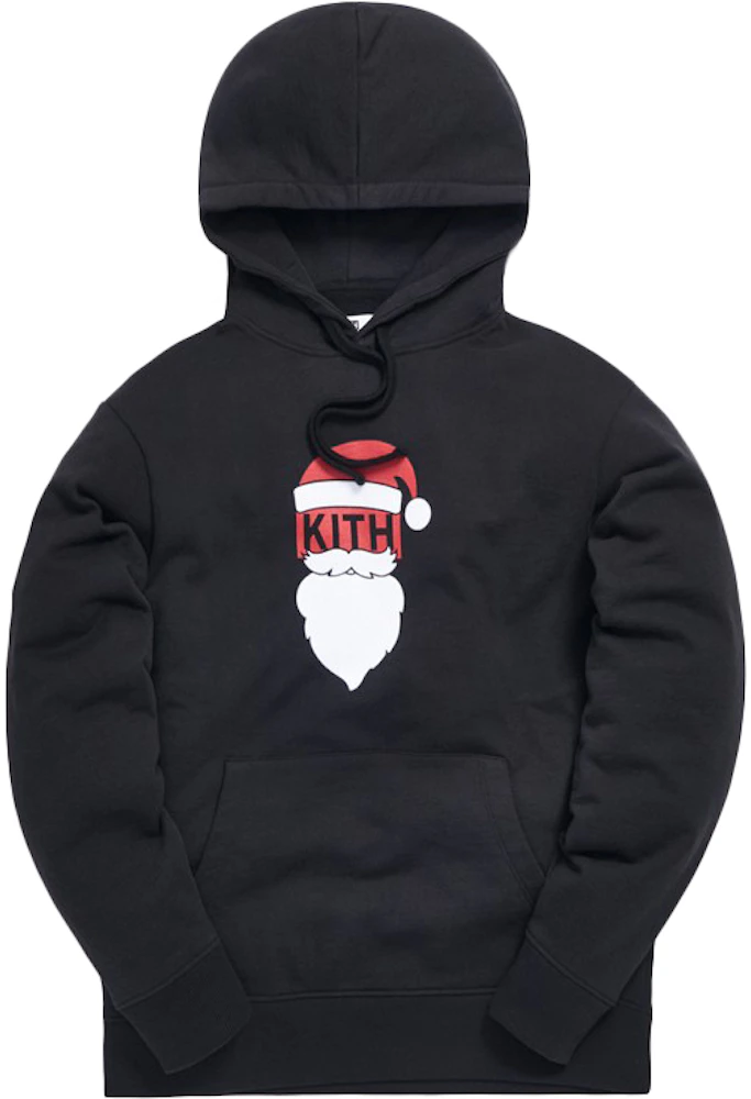 Kith Treats Santa Hoodie Black Men's FW19 US