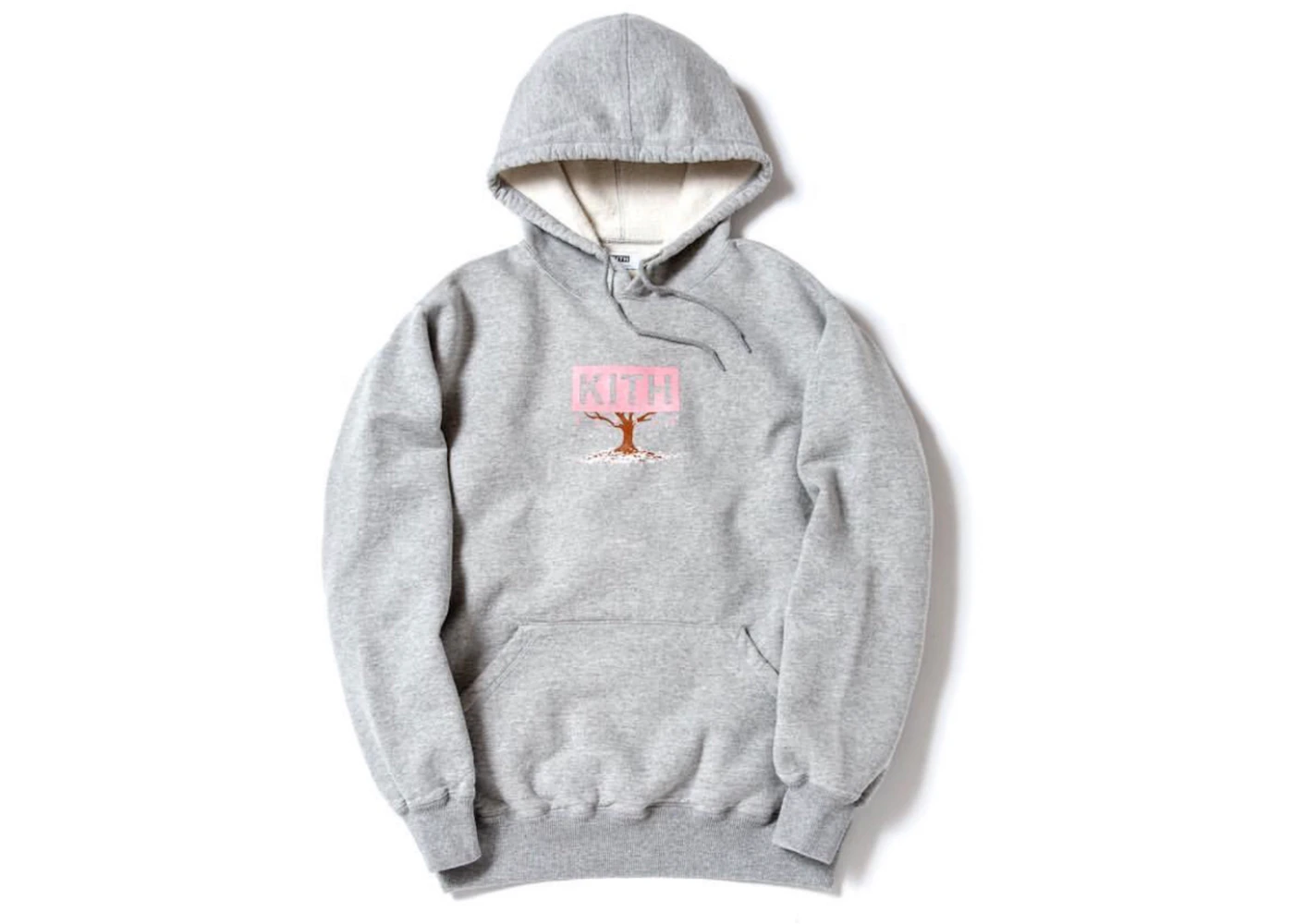 Kith Treats Tokyo The Hanami Hoodie Heather Grey Men's - SS19 - US Kith Treats Tokyo The Hanami Hoodie Heather Grey Men's - SS19 - US