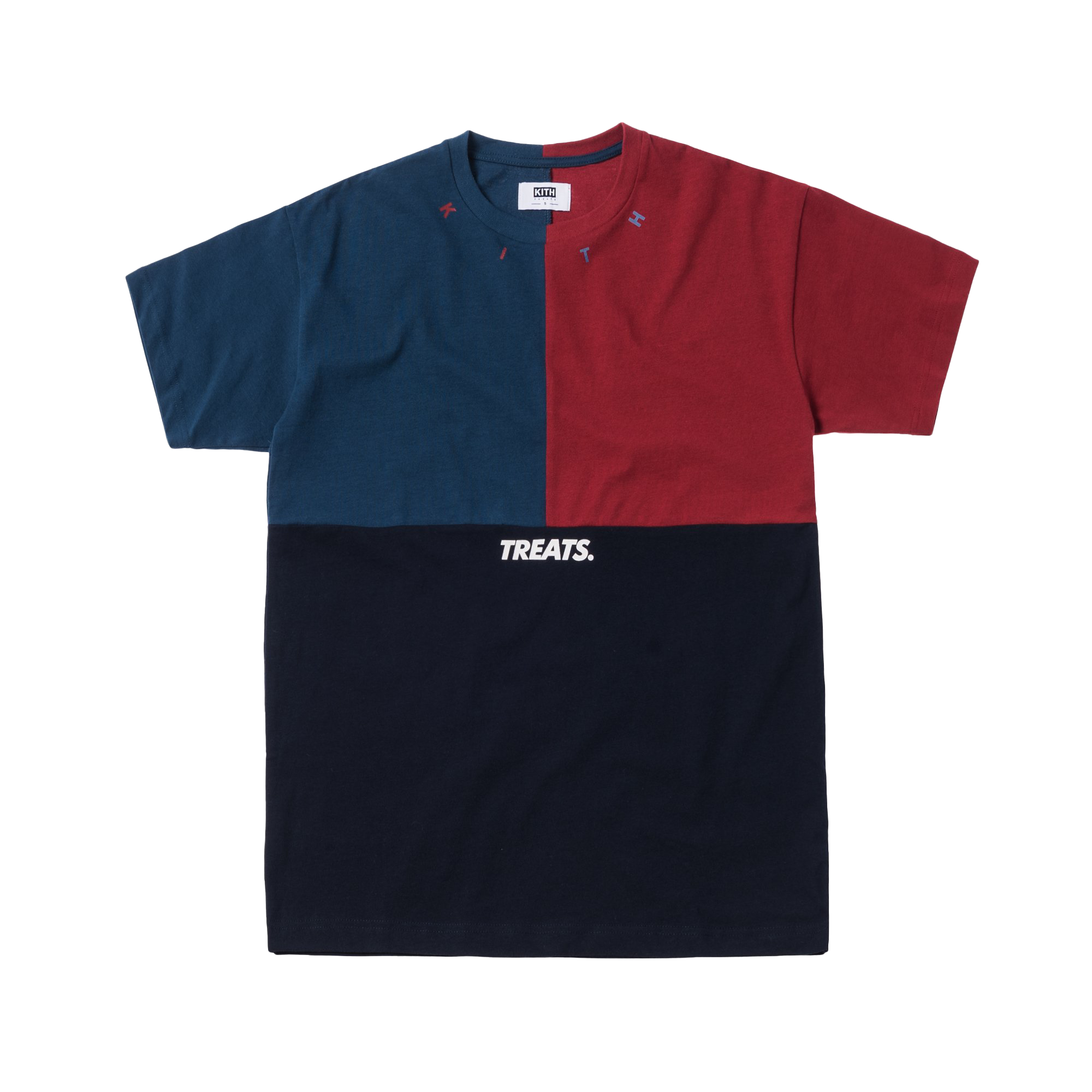 直売在庫KITH TREATS TRIBLOCK TEE Tシャツ/カットソー(半袖/袖なし)