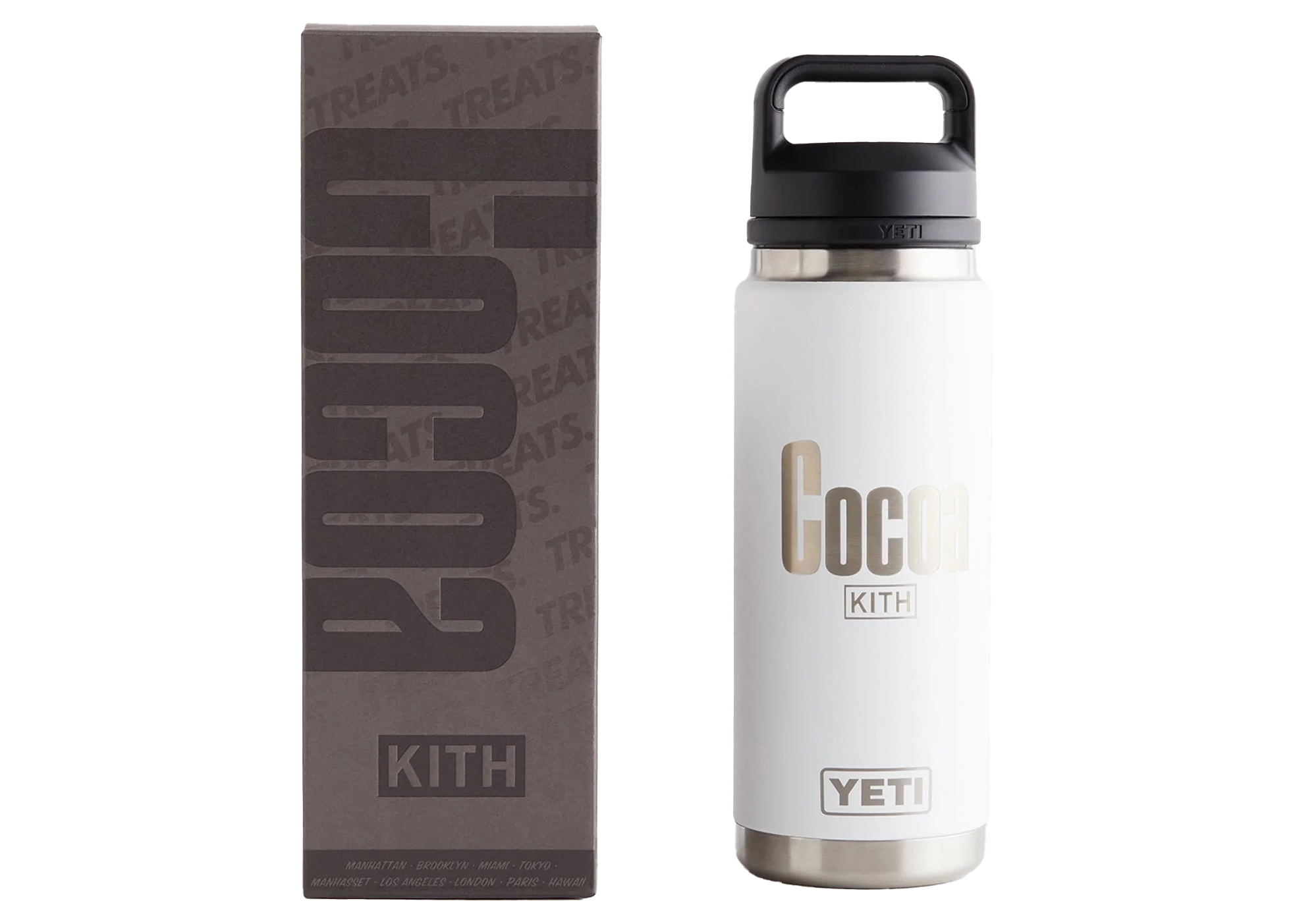Kith Treats YETI Cocoa Puffs Bottle White - FW22 - CN