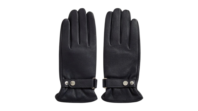 Kith Tumbled Leather Manhattan Gloves Ink