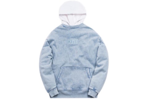 Kith Two Tone Indigo Hoodie Light Indigo Men s SS19 GB