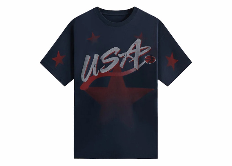 ☆ KITH USA Basketball Dream Team Vintage Tee ☆ Kith USA Basketball Dream Team Vintage Tee Black Men's