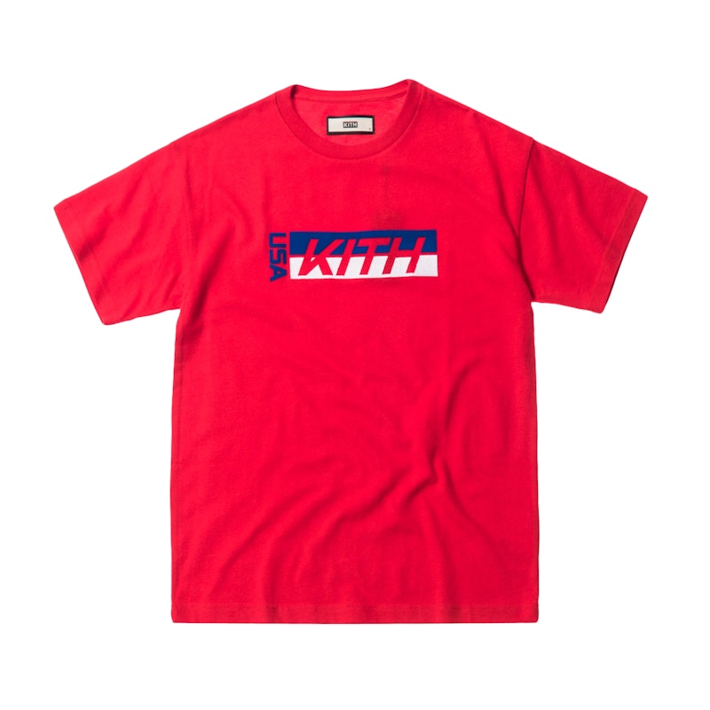 Kith USA Factory Team Tee Red