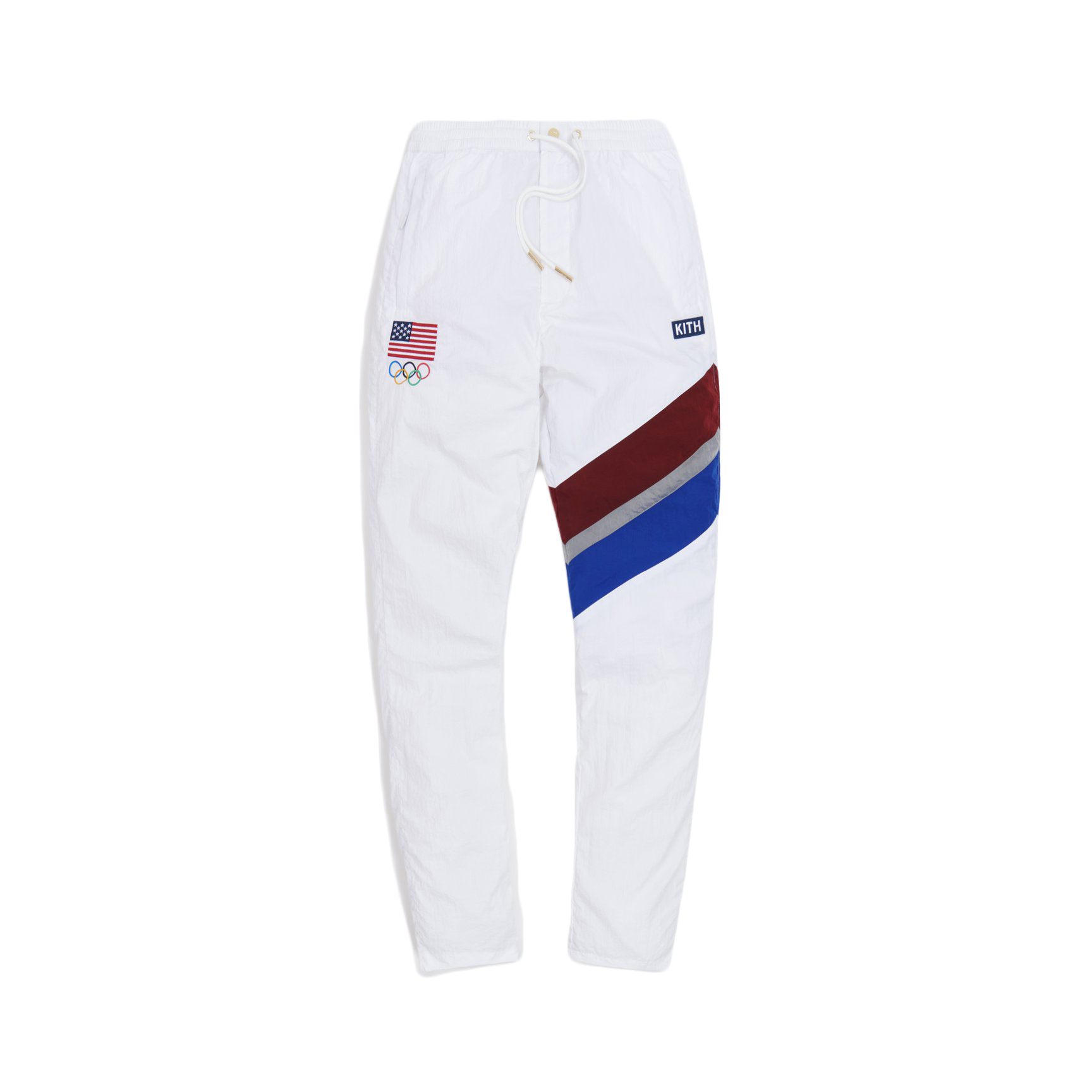 Kith USA Track Pant White Men's - SS20 - GB