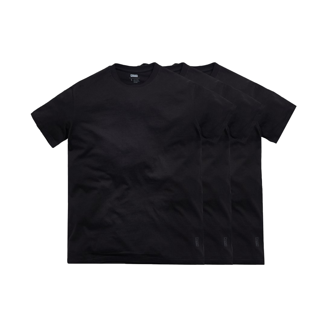 Kith Undershirt (3-Pack) Black Men's - US