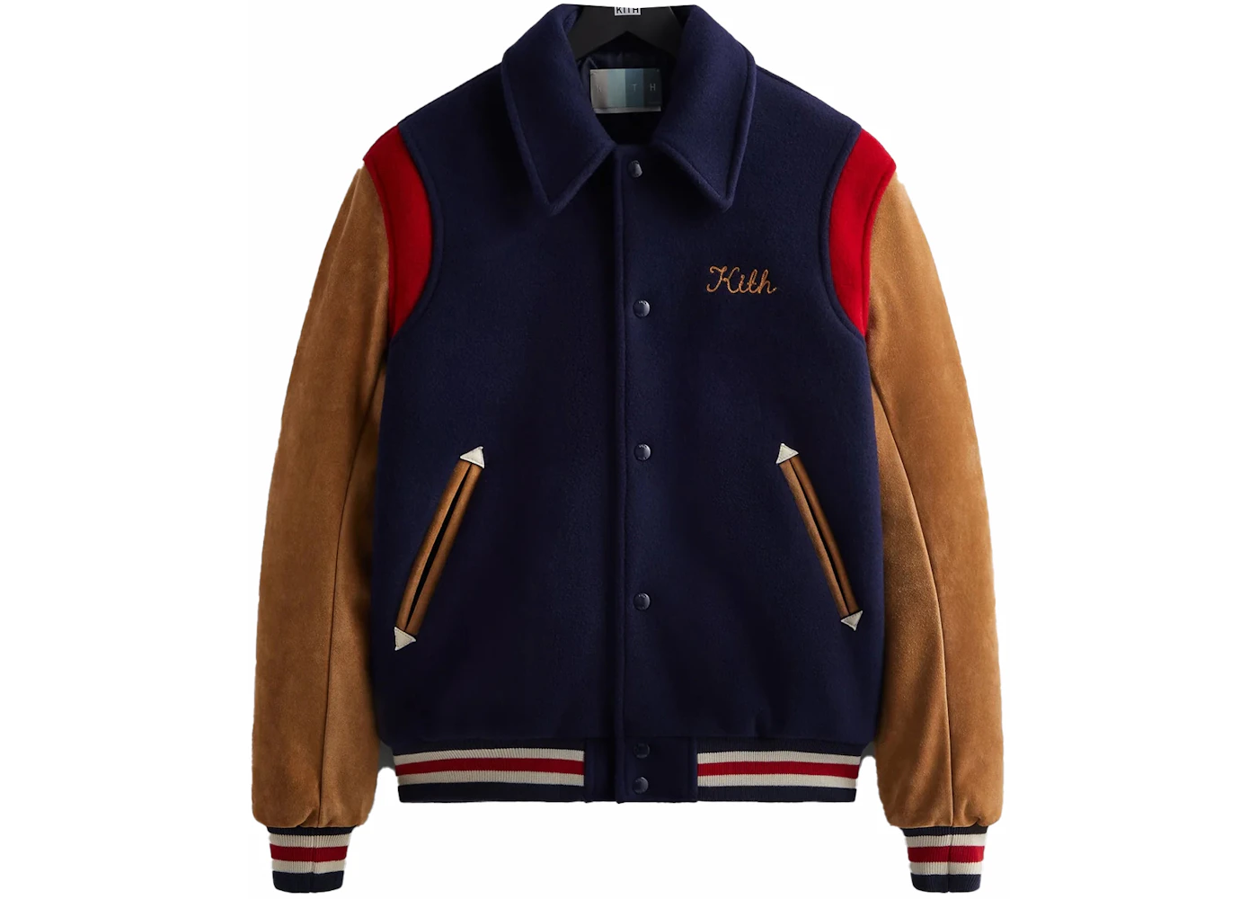 Kith Varsity Wool Coaches Jacket Nocturnal Men's - SS23 - US