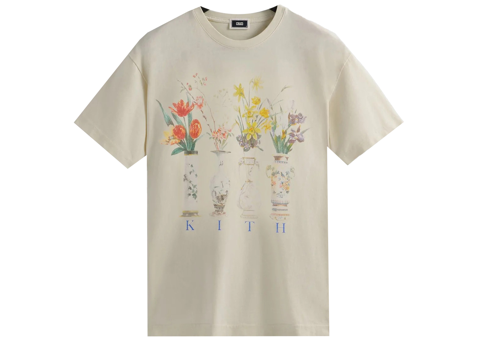 Kith Vase Vintage Tee Sandrift Men's - FW22 - US