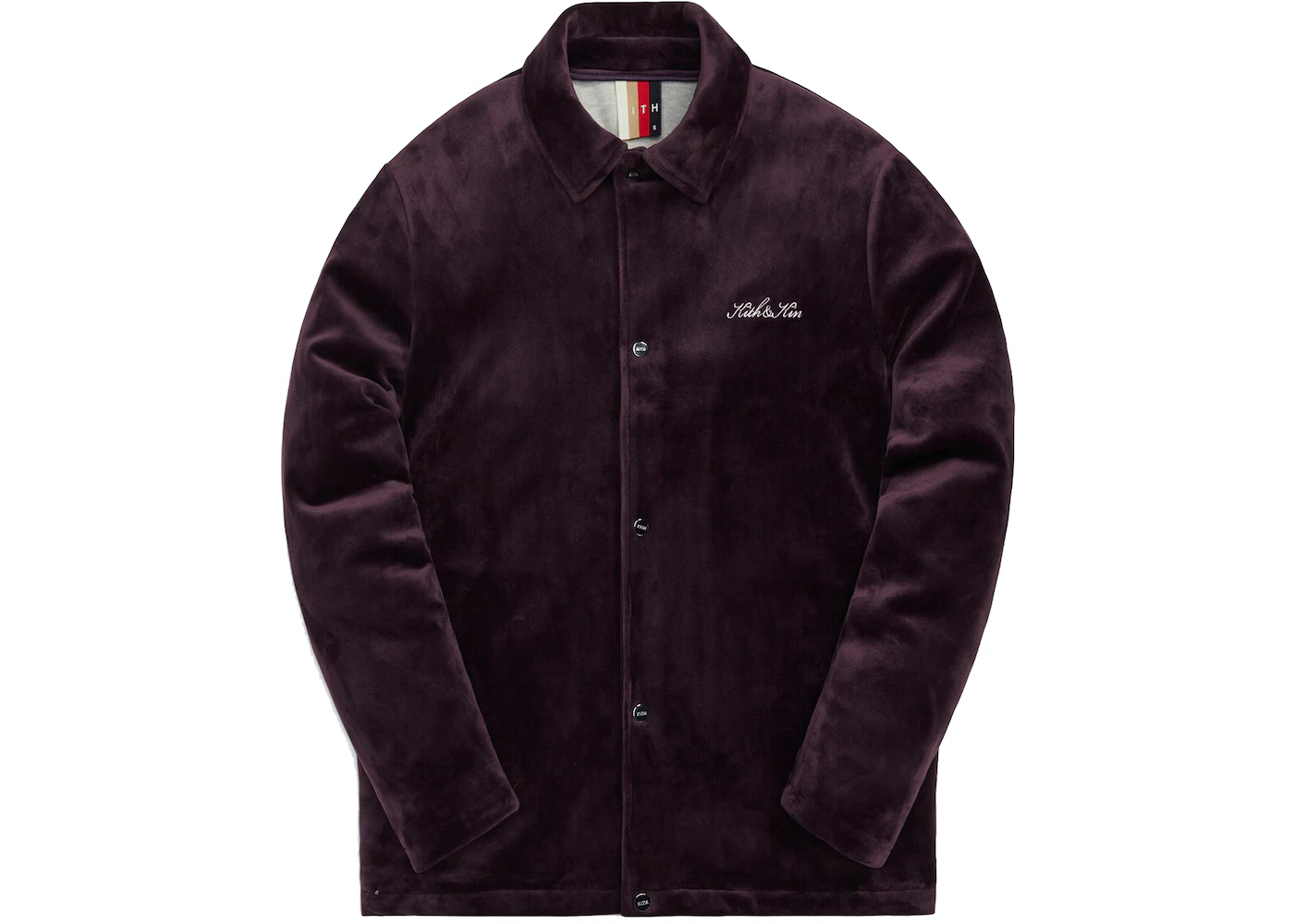 Kith Velour Coaches Jacket Nouveau - FW21 Uomo - IT