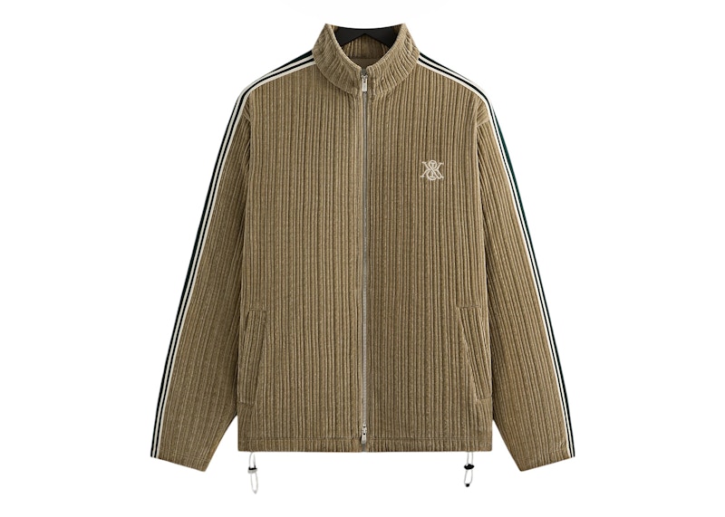 KITH Pre-owned Men's Velvet Cord Ali Track Jacket In Palomino In Brown
