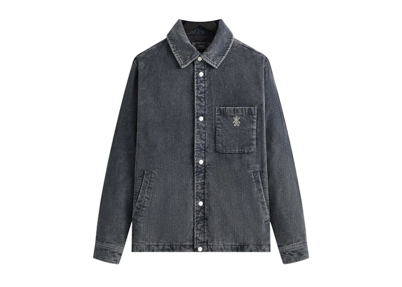 ジャケット・アウター KITH Washed Corduroy BrixtonPuffedJacket Kith Washed Corduroy Brixton Puffed Shirt Jacket Incognito