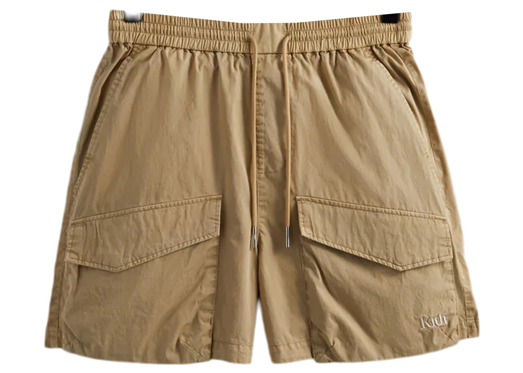 Kith Washed Cotton Boreum Cargo Pocket Short Canvas Men's - FW22 - US