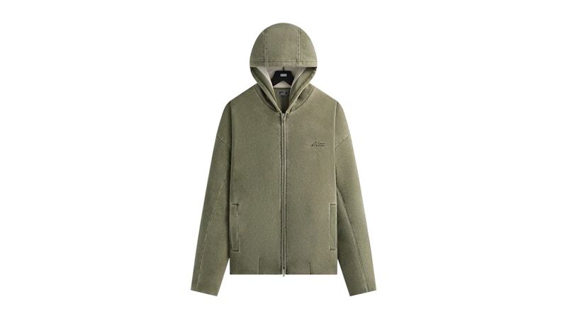 Sudadera con capucha Jaysen acolchada de microgamuza lavada Kith Cavan