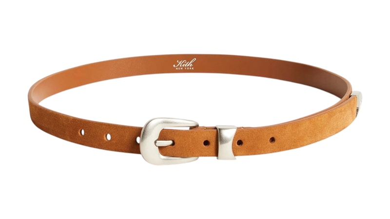 Kith Western Suede Belt Argil