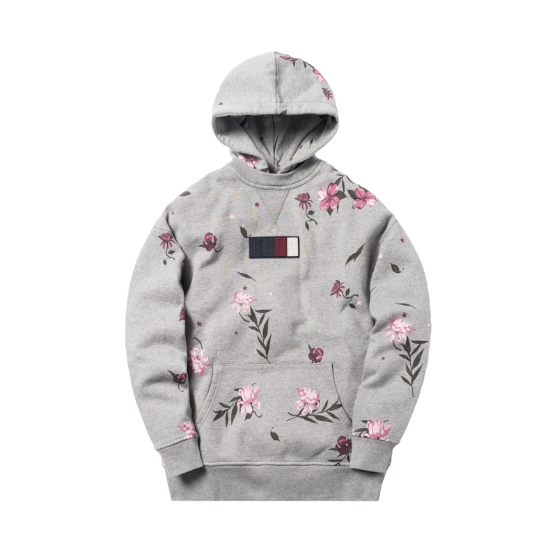 トップスKith Williams 2 Floral Hoodie Heather Grey メンズ - FW18 - JP