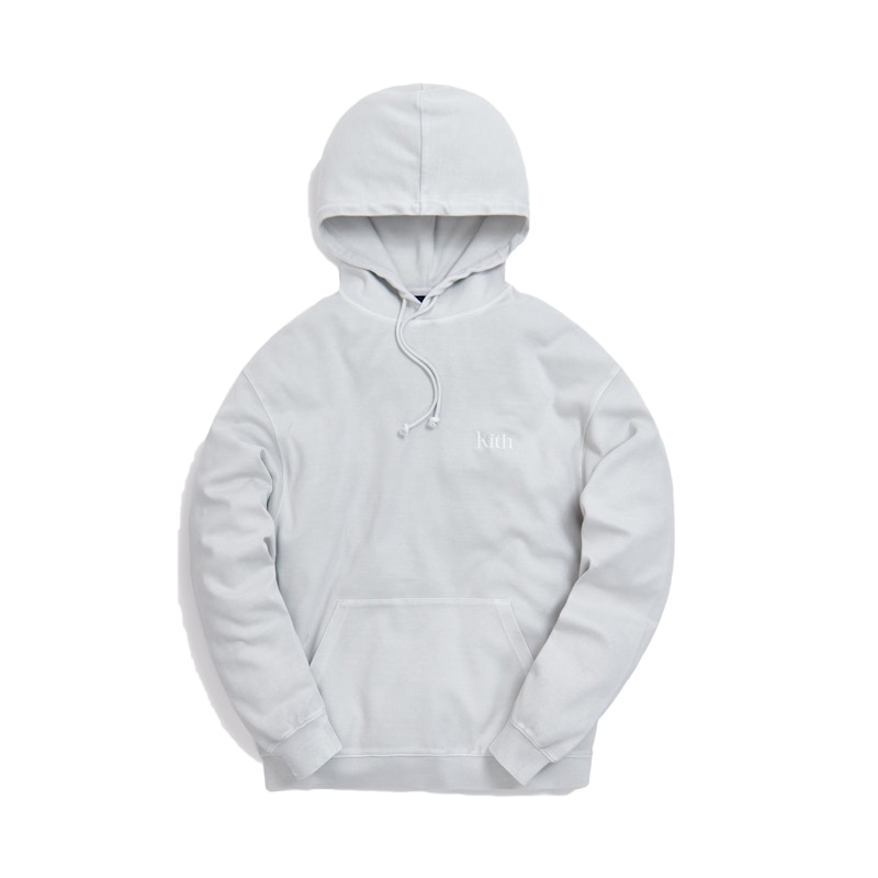 Kith Williams III Crystal Wash Hoodie Mushroom Men's - SS20 - US