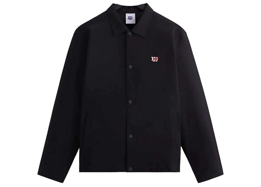 Pre-owned Kith Wilson Midway Coaches Jacket Black