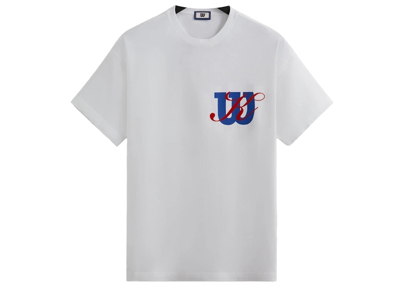 Kith Wilson Oversized Logo Vintage Tee White Men's - SS23 - US