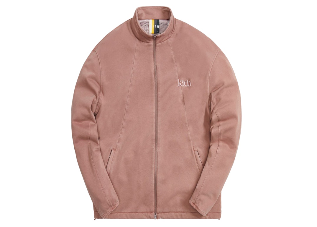 Pre-owned Kith Windsor Panelled Track Jacket Dusty Mauve