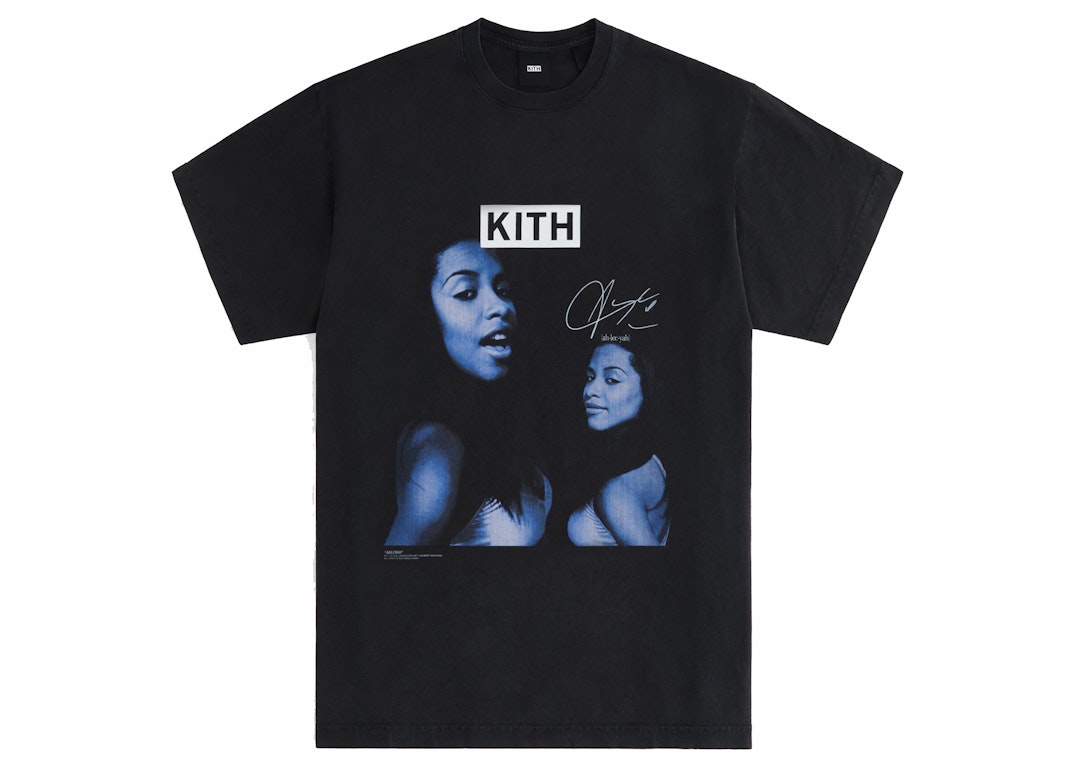 Pre-owned Kith Women Aaliyah Are You That Somebody Vintage Tee Black