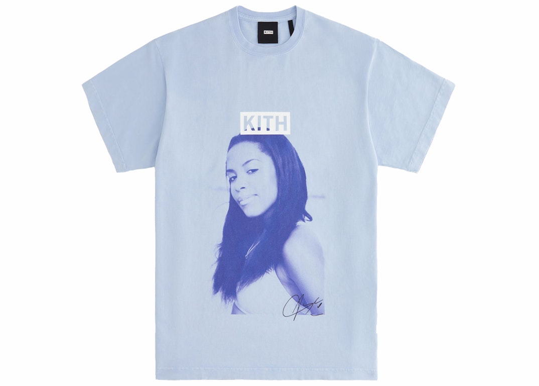 Pre-owned Kith Women Aaliyah Back & Forth Vintage Tee Avalanche