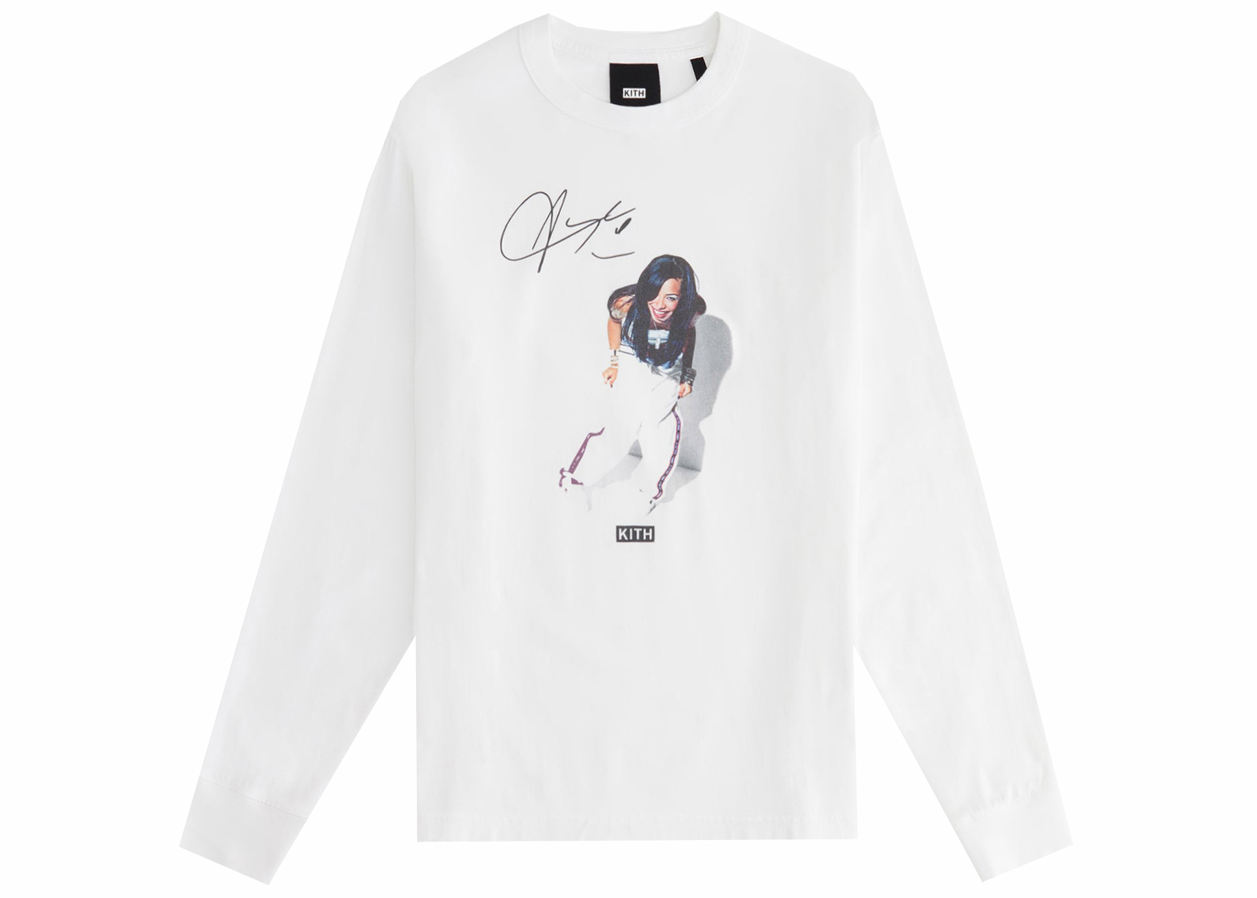 Kith Women Aaliyah One In A Million Sonoma L/S Tee White