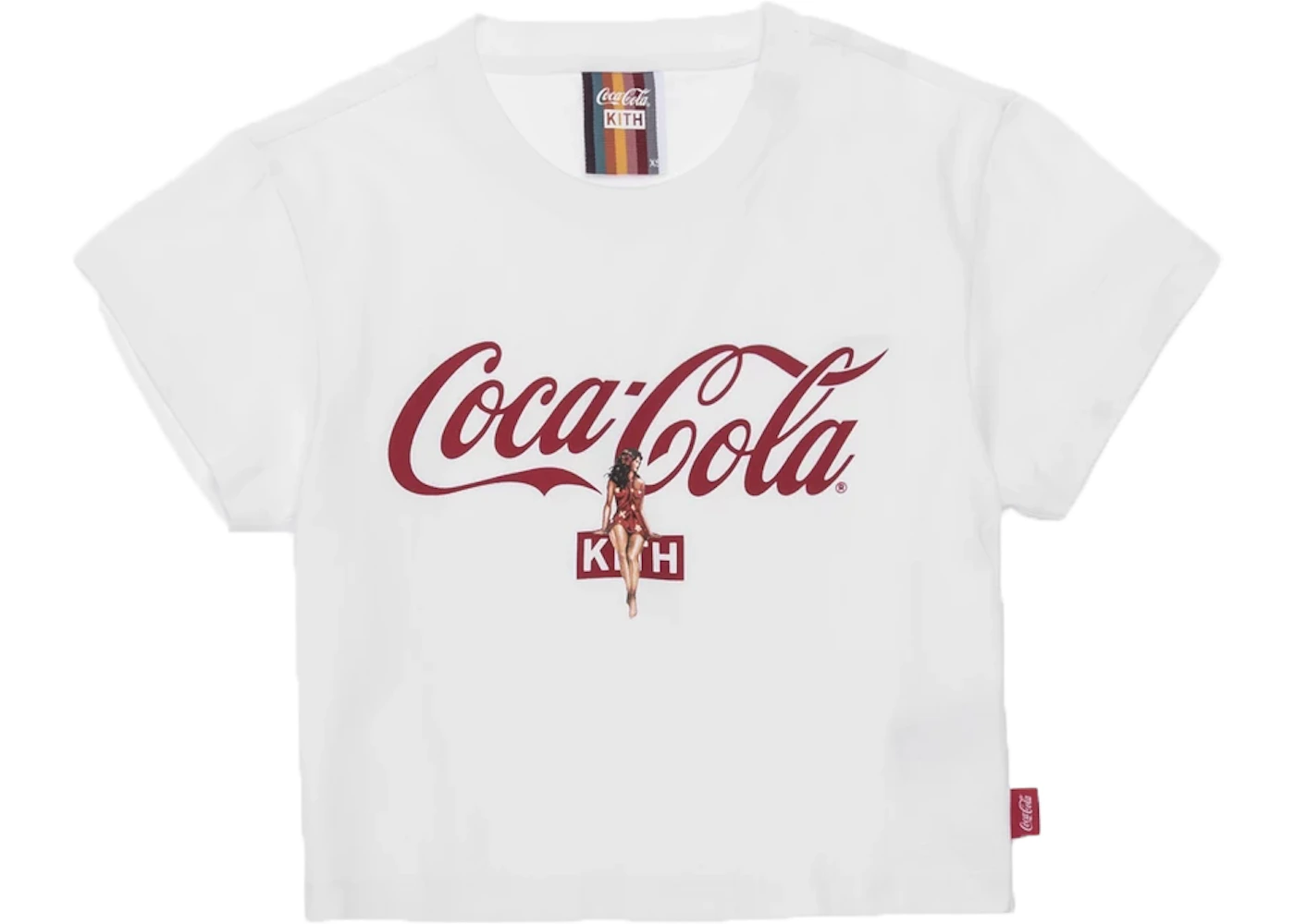 Tシャツ・カットソー Kith Women x Coca-Cola Mulberry Tee White Kith Women x Coca-Cola Mulberry Tee White - SS19 - US