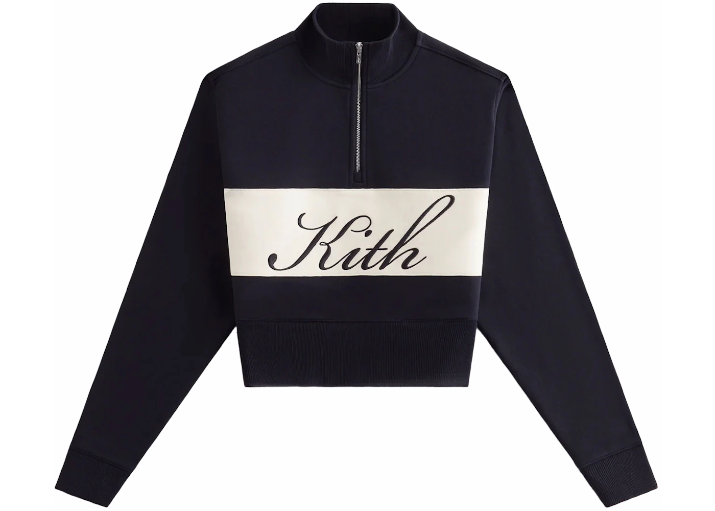 Kith Women's Hunter II Kith Script Quarter Zip Black - FW23 - US
