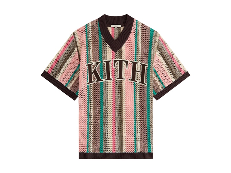 Pre-owned Kith Women's Spencer Ii Crochet Jersey In Protea