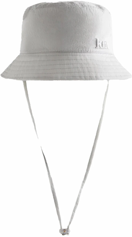 Kith Wrinkle Nylon Bucket Hat Concrete - SS23 - US