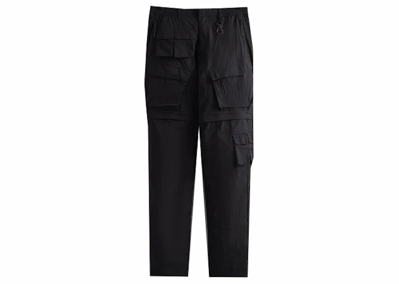 Kith Wrinkle Nylon Convertible II Pant Black