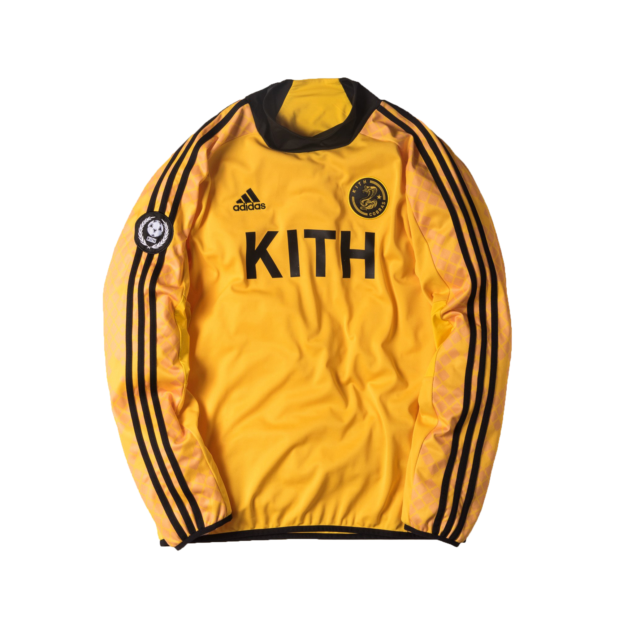 Kith adidas Soccer Cobras Goalie Jersey Yellow Men's - SS17 - US