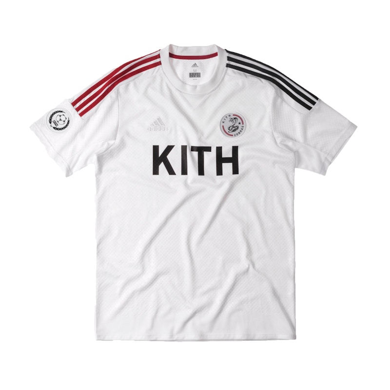 Kith adidas Soccer Cobras Home Game Jersey White Men's - SS17