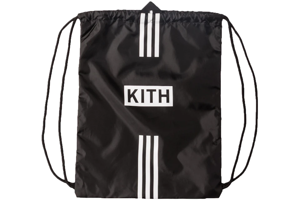Kith adidas Soccer Drawstring Bag Black