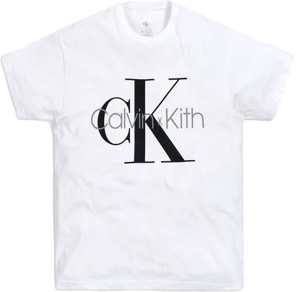 Kith for - - Men\'s Calvin FW20 Klein White US Tee