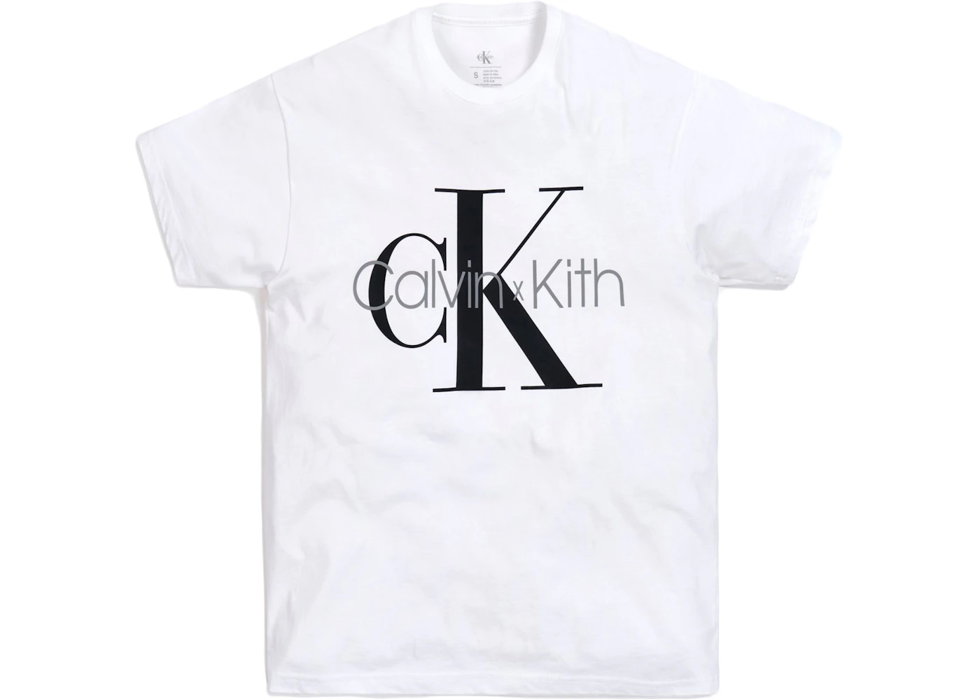 Klein US Calvin Tee Men\'s White - FW20 - Kith for
