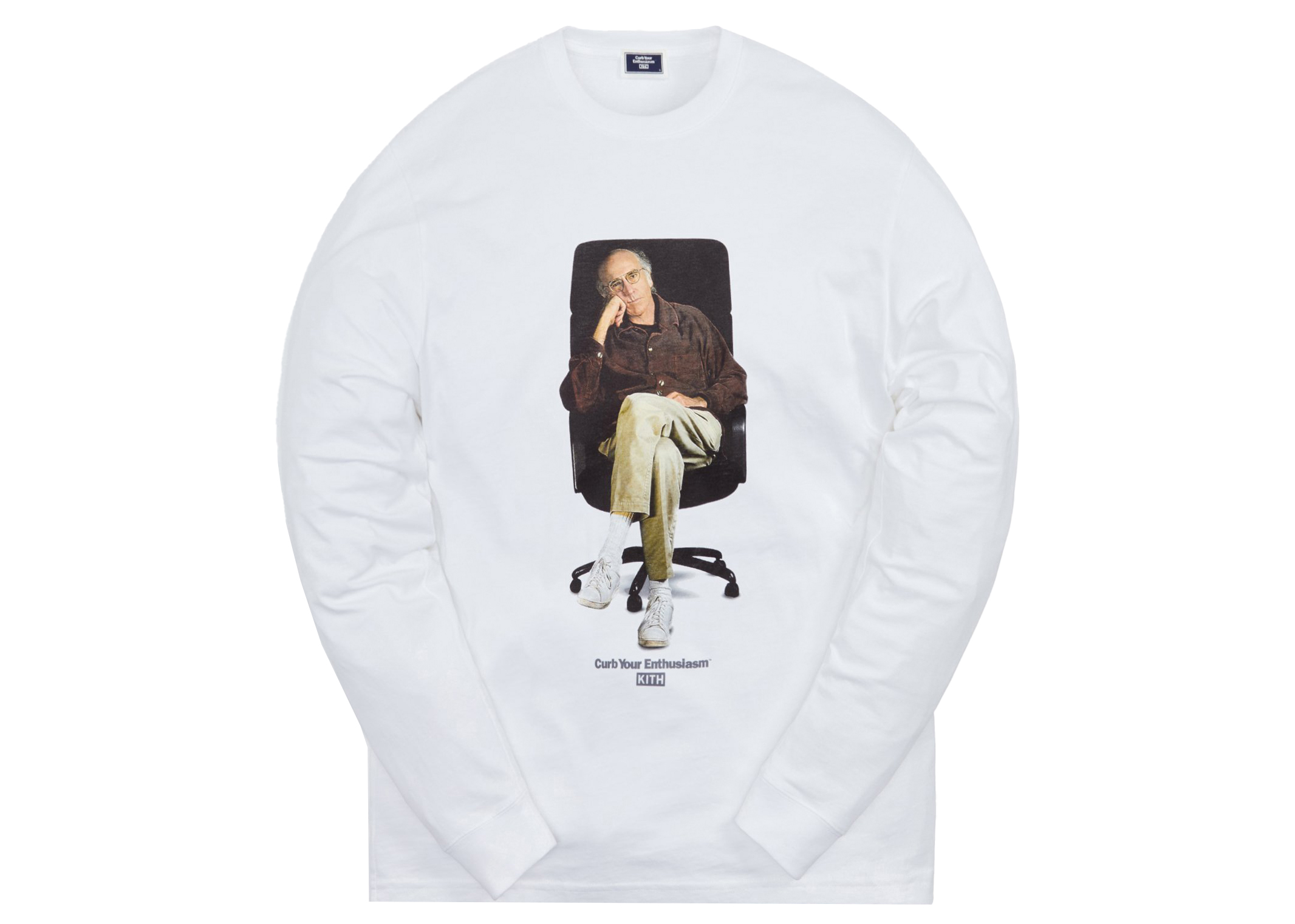 Kith for Curb Your Enthusiasm Mood Vintage L/S Tee White Men's ...