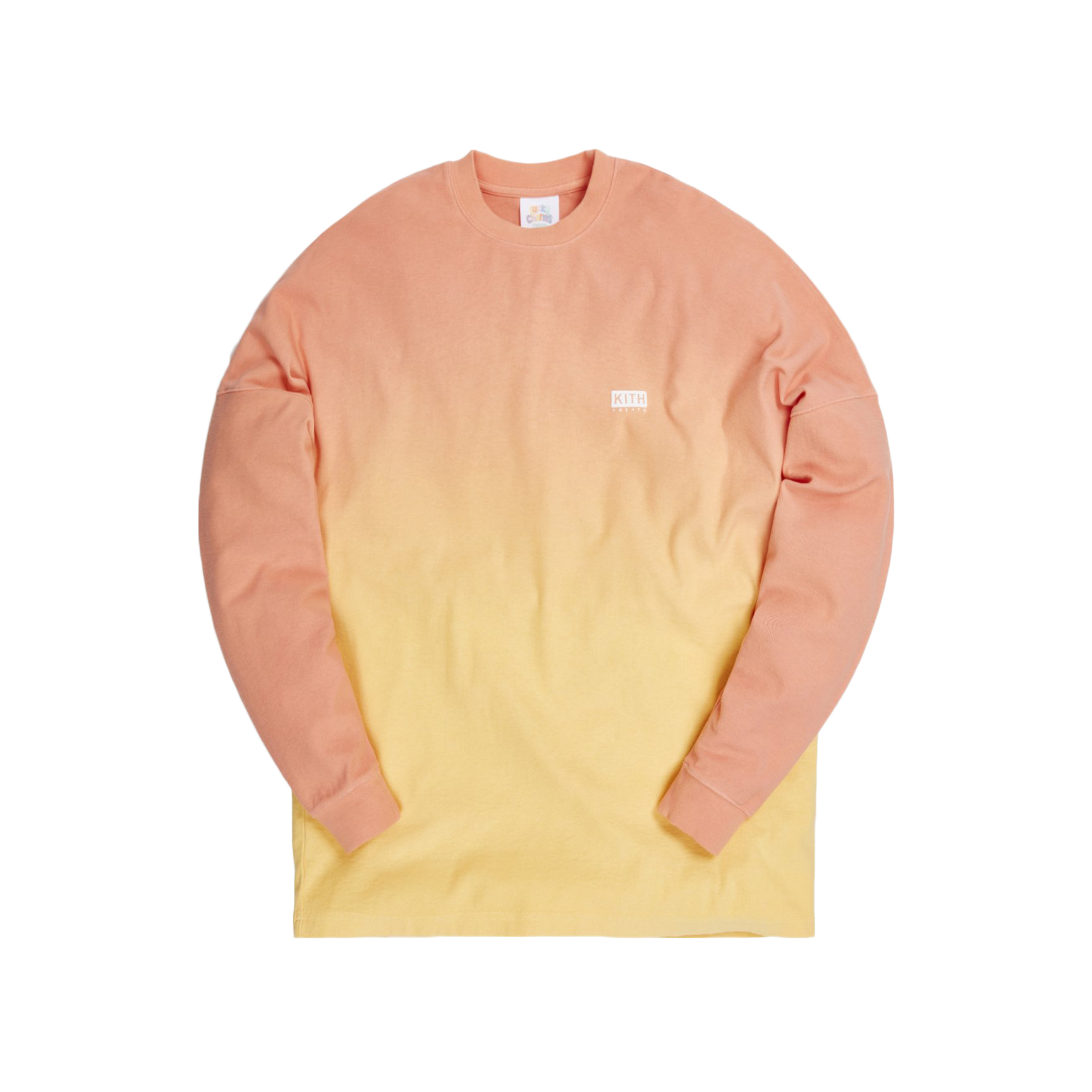 Kith for Lucky Charms Dip Dye L/S Tee Orange/Yellow メンズ - FW20 - JP