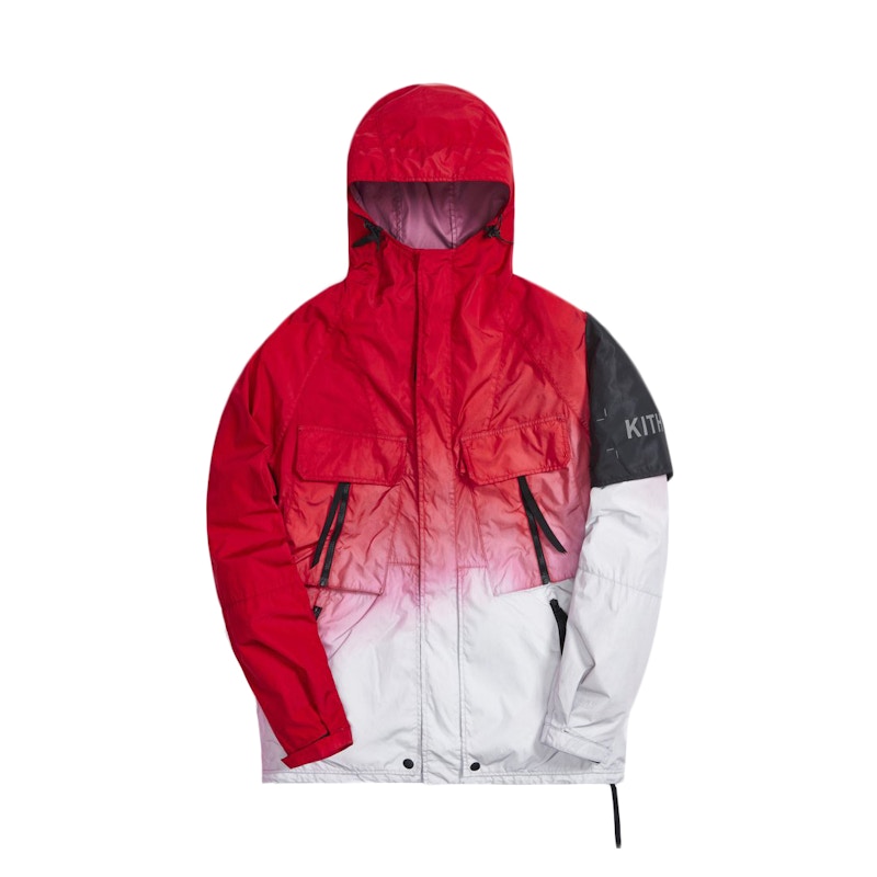 Kith for Nemen Dare 3L Dip Dye Jacket Samba Red Dip Dye Men's SS21 US