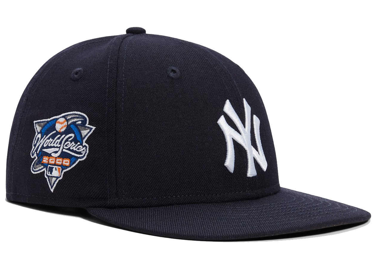 サイズ7387 3/8 KITH & NEW ERA For New York Yankees 10 Year Anniversary 2000 World Series Low Profile Fitted Cap