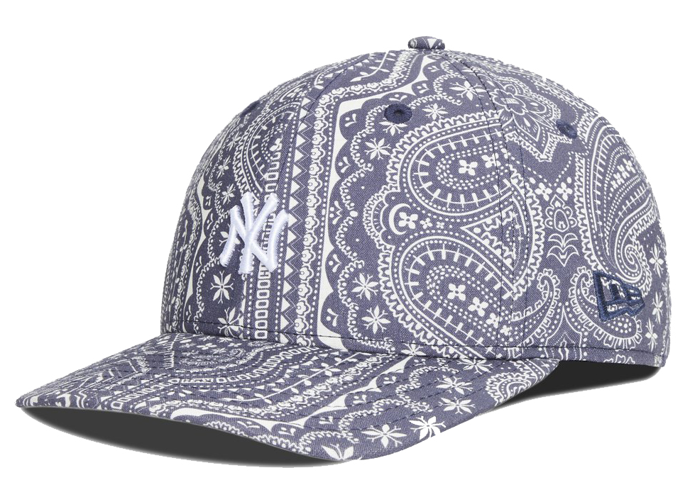 Kith for New Era &Yankees 59fifty Bandana Paisley Hat Nocturnal