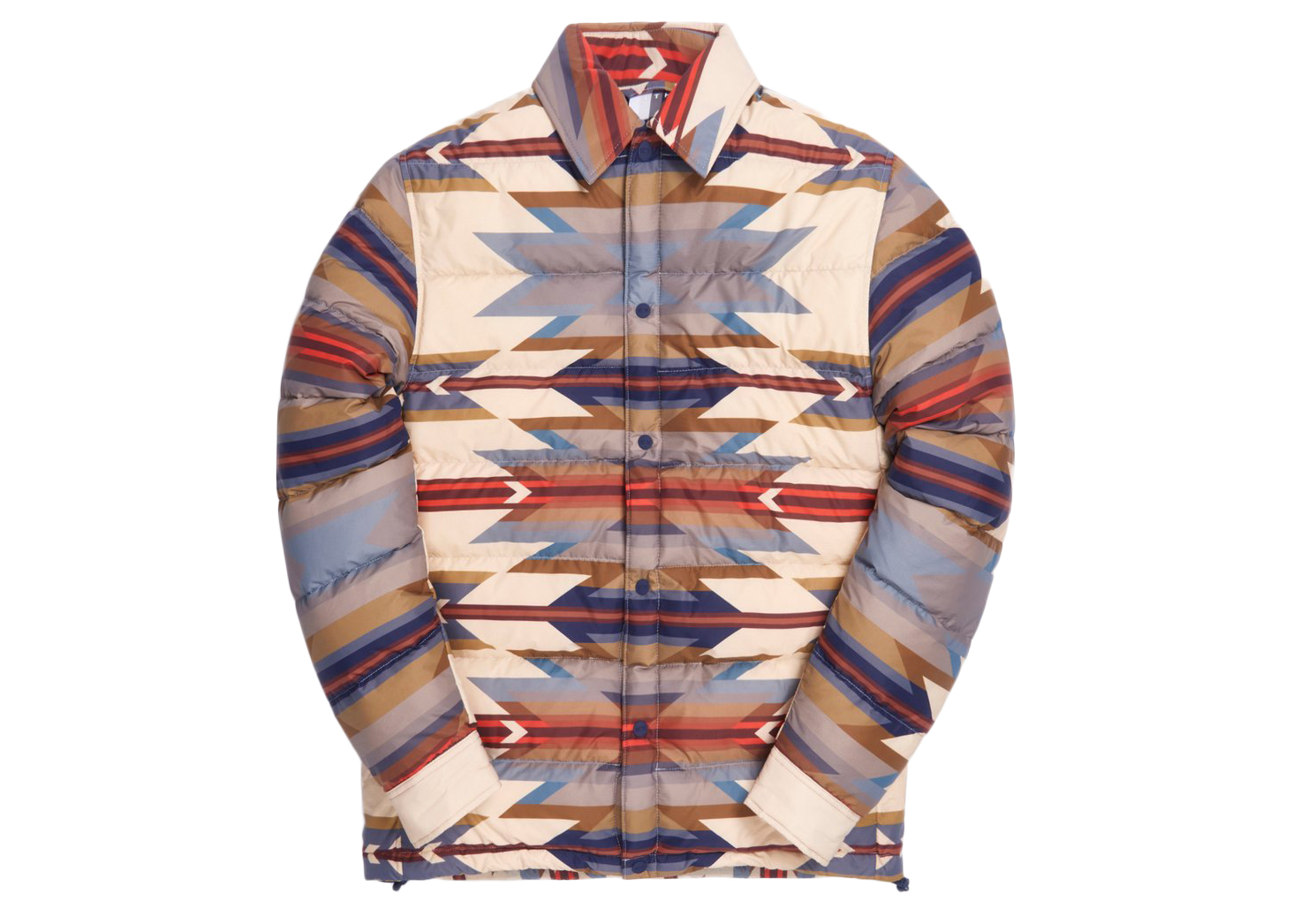 Kith for Pendleton Brave Star Puffer Shirt Jacket Tan/Multi