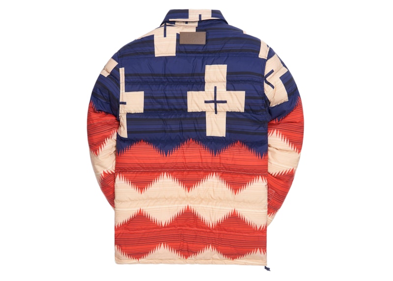 Kith for Pendleton Wyeth Trail Puffer Shirt Jacket Navy/Multi